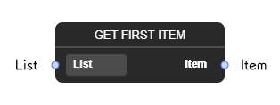 Get First Item Node