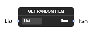 Get Random Item Node