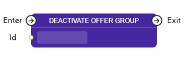 Deactivate Offer Group Node