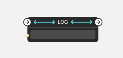 Enter and Exit Ports placed next to Node name